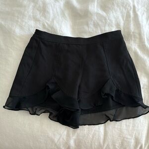Chiffon going out black shorts